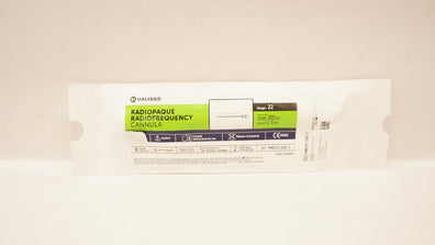 Halyard PMF22-100-5 Radiopaque Radiofrequency Cannula 22Ga x 100mm x 5mm (x)